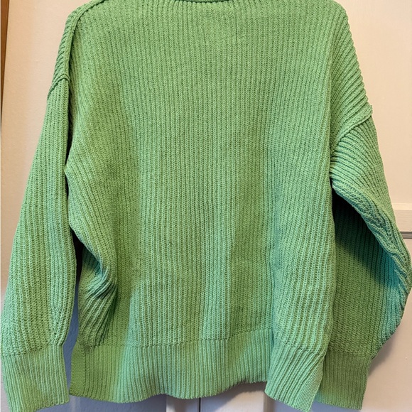 Aerie Women’s Green Oversized Lounge Sweater Size XS - Picture 6 of 8
